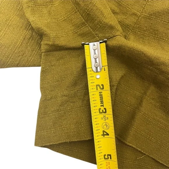 Elevenses Anthropologie Boho Tweed Brown Green Mid Rise Shorts Size 2 - Picture 6 of 10